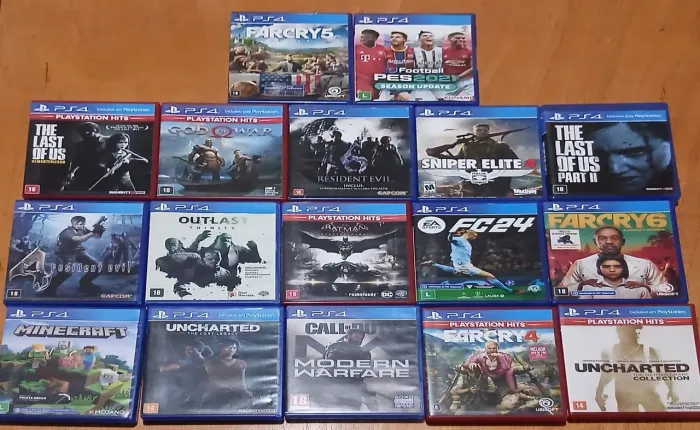21 JOGOS DE PLAY 4 POR 1300 REAIS.