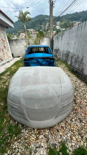 Carroceria Parati com Santo Antônio e Frente e Traseira em Fibra
