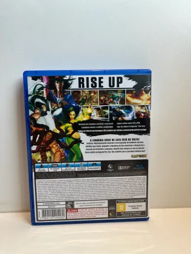 Jogo para PS4, STREET FIGHTER V. ? mídia física(disco) e já usada