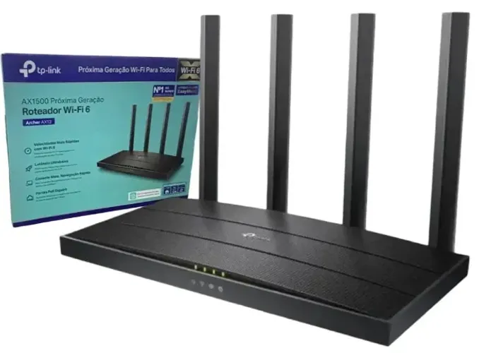 Roteador Tp-link Archer Ax12 Wi-fi 6 Ax1500 Dual Easymesh