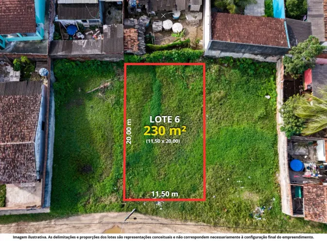 Terreno à venda em Lagoa do Carro-PE | Excelente localização | Pronto para construir