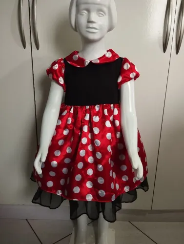 Vestido infantil Minnie