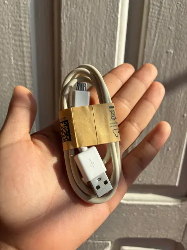 Carregador V8 Micro USB 1 Metro Branco | Novo