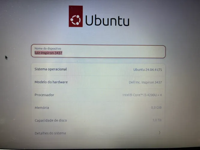 Notebook Dell Inspiron i5