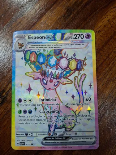 Carta Pokemon espeon ex perfeito estado