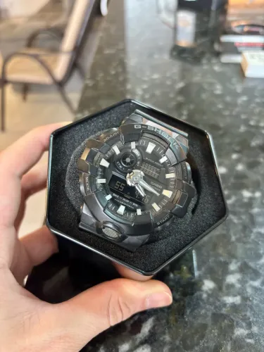 RELÓGIO G-SHOCK CASIO GA-700-1B ORIGINAL