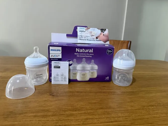 Philips Avent Natural Baby Mamadeiras kit com 2 de 125/ml
