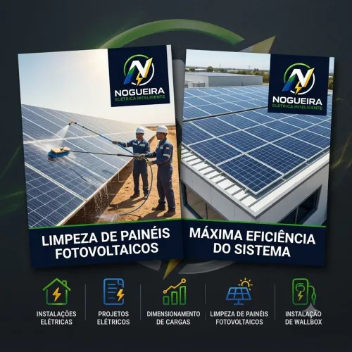 Limpeza de painéis solares