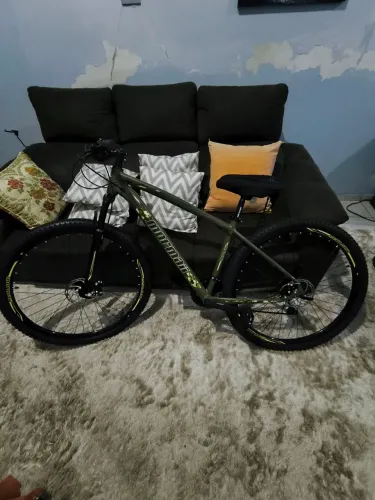 Bicicleta Aro 29 Mormaii Venice 3.1 Shimano Q17 Alu Verde Tamanho do quadro 17
