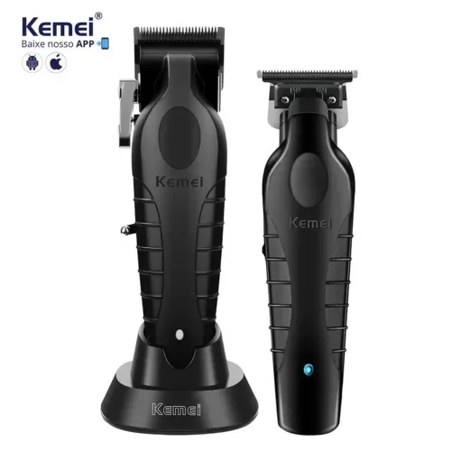 Kit máquina de cortar cabelo kimei