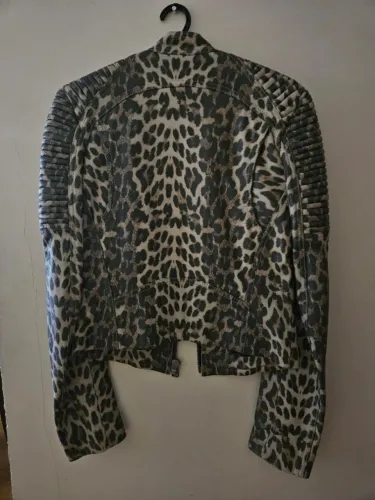 Jaqueta Bo.Bô Couro Animal Print Original