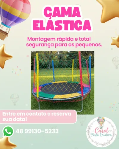Aluguel cama Elástica