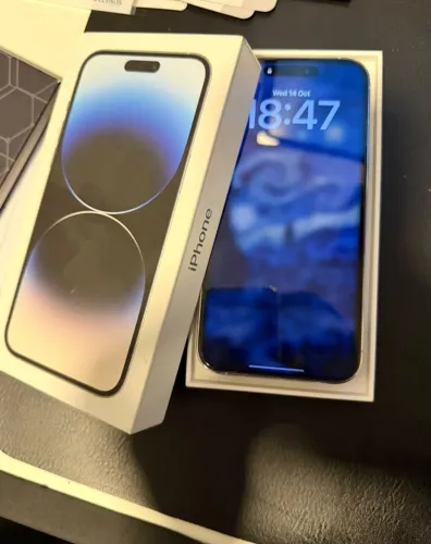 iPhone 14 Pro Max 512GB prateado - Único dono - Com caixa