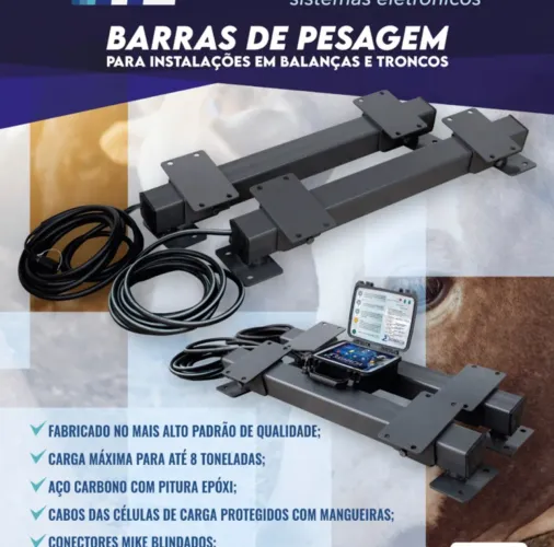 Balança Sigmacia 4000 kg barras 1M / 1.20mt