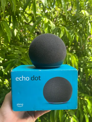 Alexa Echo Dot 5ª Geração Caixa de Som Inteligente Wi-Fi Bluetooth - Produto Novo