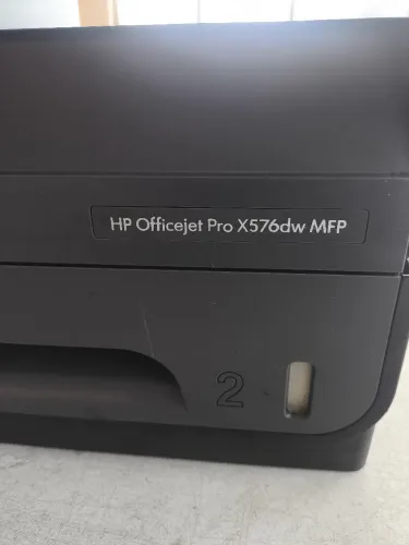 Impressora HP OFFICEJET PRO X576 DW MFP com DEFEITO!