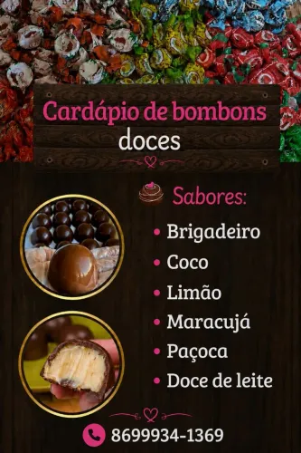 Trufas ? Apenas 3,00 a unidade. Fazemos entregas!