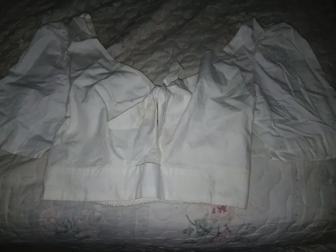 Blusa cropped branca da oh boy 60 reais
