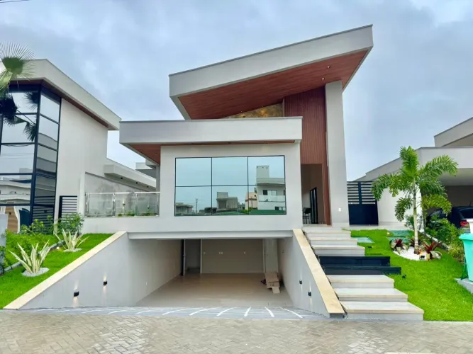 Casa com subsolo na cidade alpha, 03 quartos