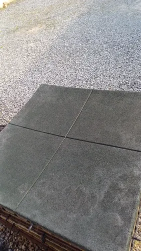 Piso emborrachado 1m x 1m x 40mm