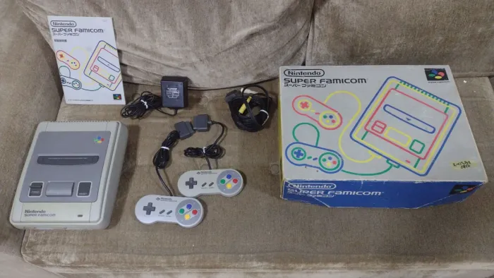 Super Famicon na Caixa e manual