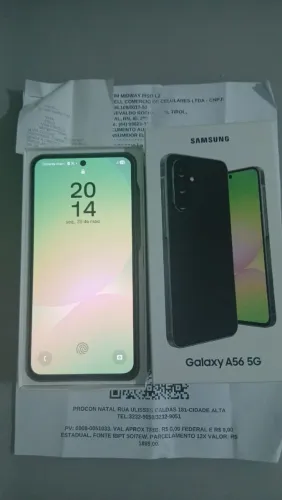 Samsung A56 8GB/256GB (3 dias de uso)