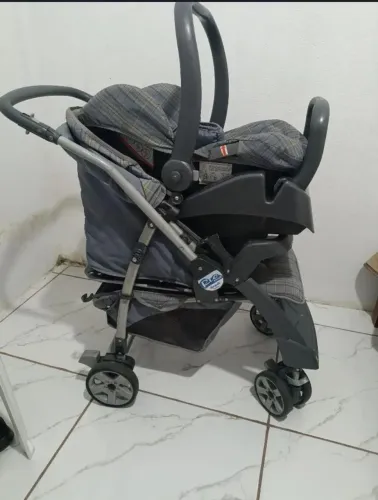 CARRINHO BEBÊ UNISSEX +BEBÊ CONFORTO BURIGOTTO!