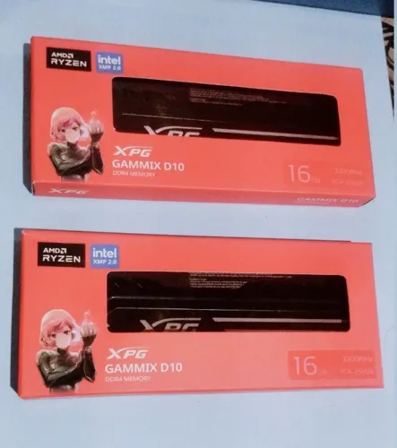 (2x16GB) Memória DDR4 XPG Gammix D10 16GB 3200Mhz Adata