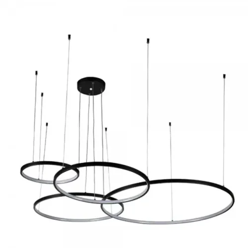 Lustre Pendente Aros Led 80cm Nordecor 3000k