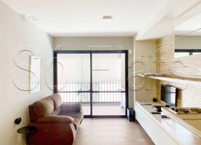 Setin Downtown Brigadeiro, flat para locação com 42m², 01 dormitório e 01 vaga.