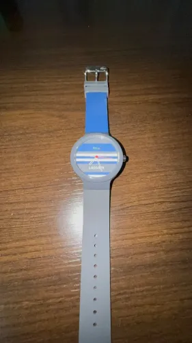 relógio lacoste masculino azul e cinza