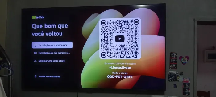 TV 50 Samsung  com a imagem verde, funcionando bem. Aceitamos negociação 