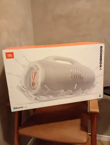 JBL BOOMBOX 4 BRANCA ZERADA