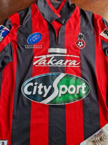 R$ 300 | Camisa do Time Francês Nice | Temporada 2007/2008 | Camisa G | Ótimo Estado | OGC