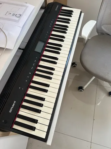 Teclado Roland Go Piano 61 teclas sensíveis - seminovo