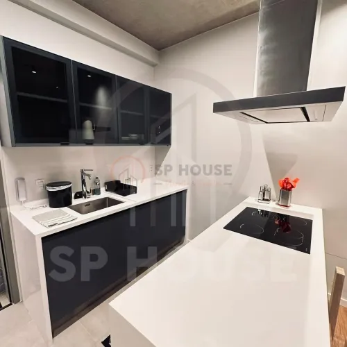 Apartamento mobiliado para locação Vila Olímpia, 1 suite, 1 vaga, 58m²,