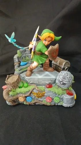 Estatua Link Ocarina of time 3d