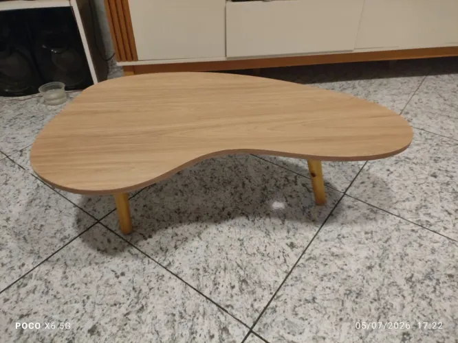 Mesa centro orgânica
