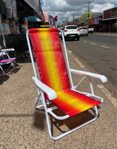 CADEIRA DE PRAIA 4 POSIÇÃO SUPORTA 100kg ?