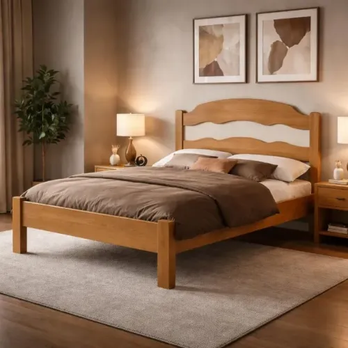 Cama Casal de Madeira MDF - Box - Promoção