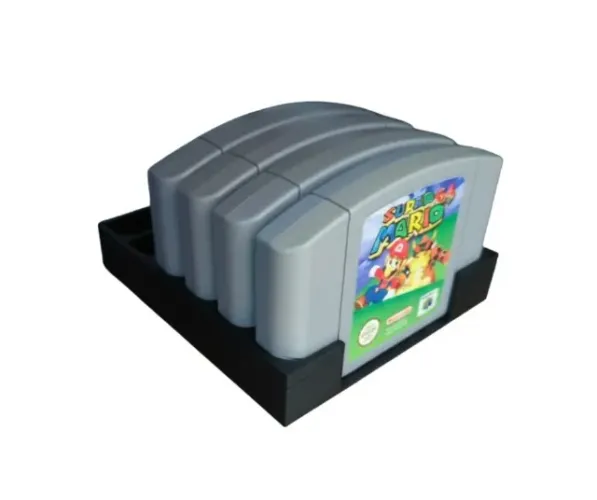 Suporte Organizador para 6 Cartuchos Nintendo 64
