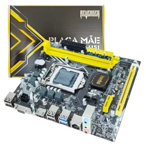 Placa Mãe Lga1151 Intel H110 DDR4 6°,7°,8°,9/° Gerações RVG