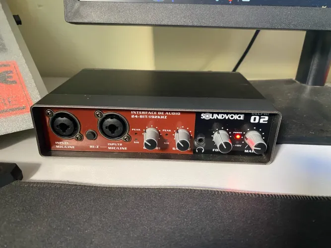 Interface de áudio
