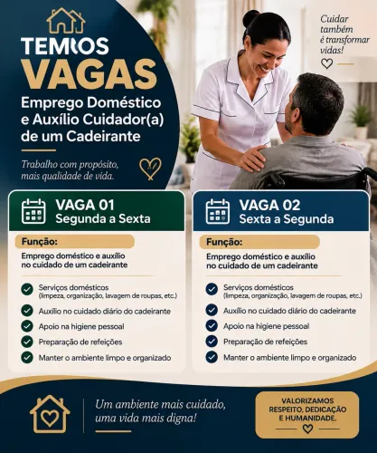 DOMÉSTICO E CUIDADOR