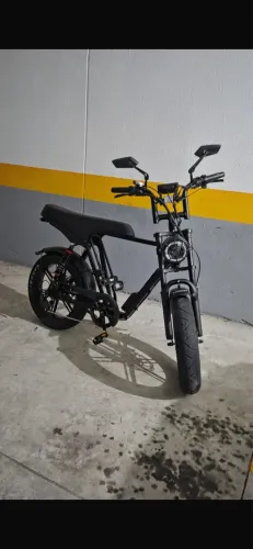 Bicicleta elétrica energizze preta 