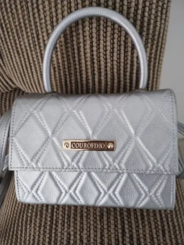 Bolsa Couro Fino Nova