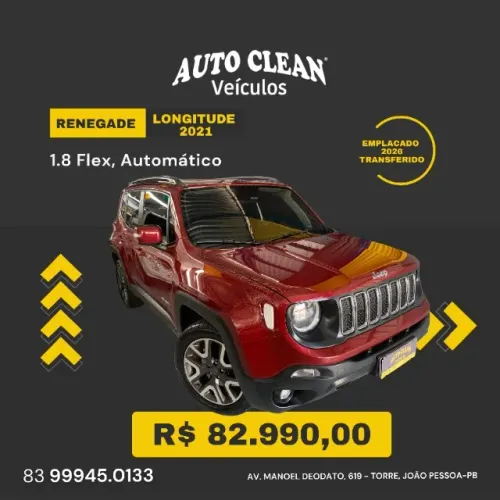 Jeep Renegade Longitude 1.8 4X2 Flex 16V Aut. 2021