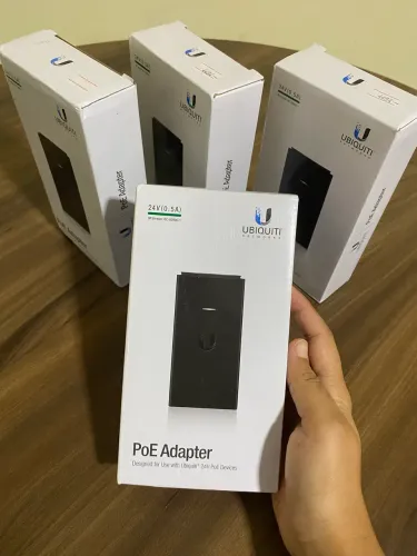 Adaptador PoE Ubiquiti Original 24V 0,5A (POE-24-12W) - Novo