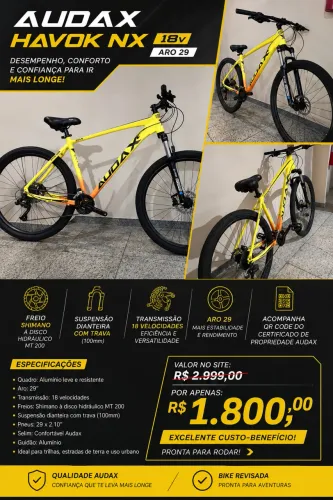 Bicicleta AUDA HAVOK NX