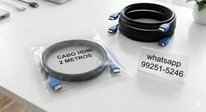 Cabo HDMI, 2 metros.